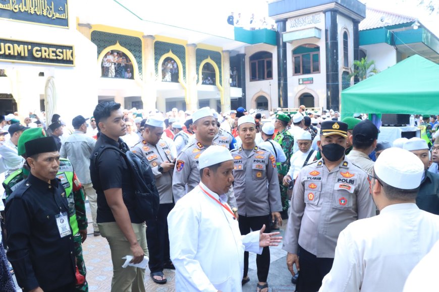 Polres Gresik Fokuskan Pengamanan pada Kelancaran dan Keselamatan Jamaah